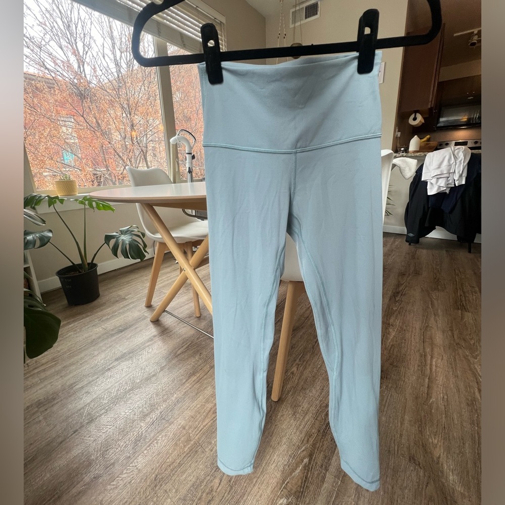 Light blue lululemon align leggings